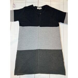 Carolyn Taylor Cardigan / Ombré Colored, Black, Grey  - Medium / Sku0007